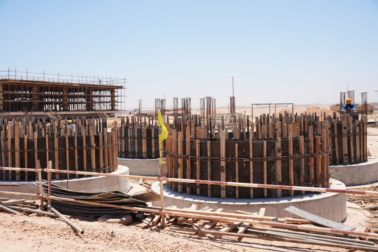 Concrete Foundations and Formwork at Benghazi Steel Complex